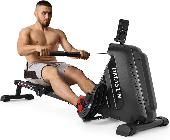 DMASUN Magnetic Rowing Machine (16 Levels, Foldable)